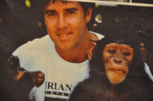 Scott with Monkeys